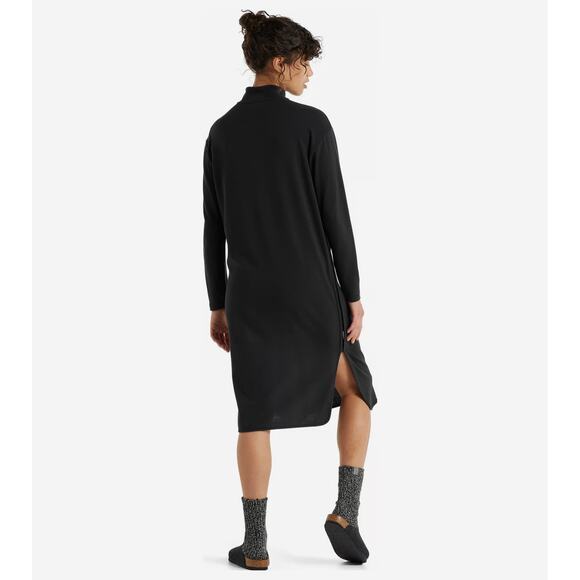 Icebreaker womens Rye Lane Dress size Medium Half Zip Cotton/Wool New with tags - Picture 3 of 16